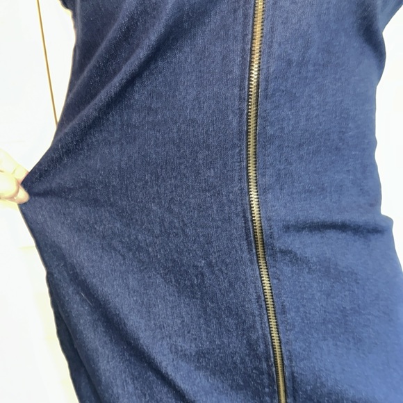 NWT DEREK HEART DENIM SLEEVELESS DRESS SIZE M - Picture 8 of 13